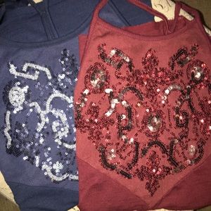 Sequined tank top bundle